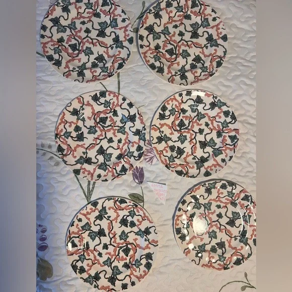 6 plates, 3 tea cups! Tiffany and Co, “Tiffany ivy” - Picture 3 of 6